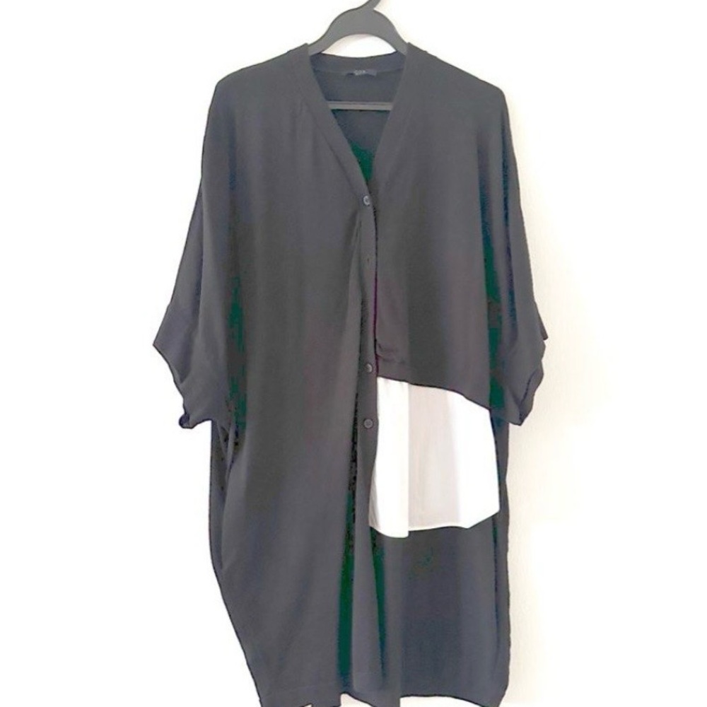 COS Black Knit oversized Sweater